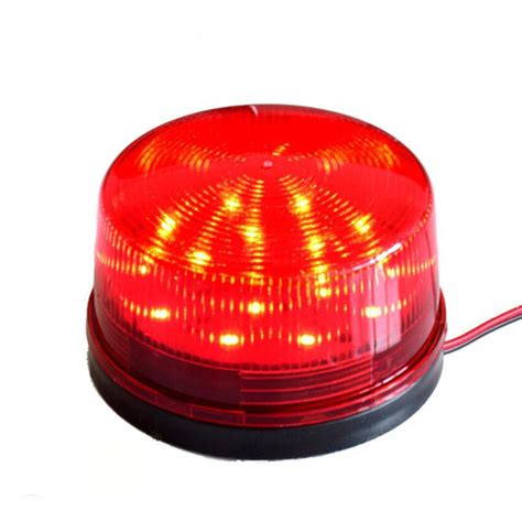 Rode Led V Security Alarm Strobe Light Met Schro Grandado