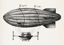 Vintage Blimp Free Stock Photo - Public Domain Pictures