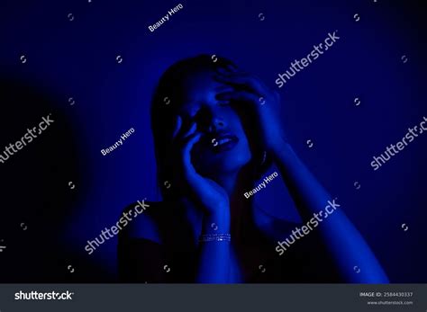 Photo Seductive Adorable Woman Naked Shoulders Stock Photo 2584430337 Shutterstock