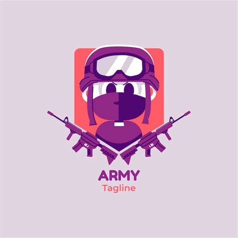 Plantilla De Diseño De Logotipo Del Ejército Vector Gratis