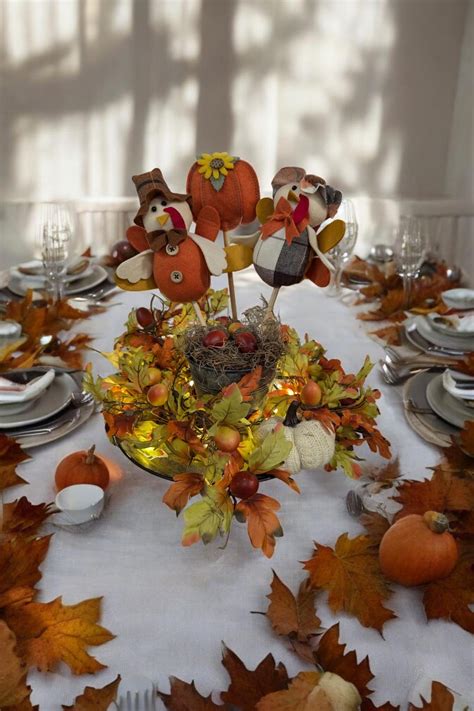 Lighted, Rustic Turkey Centerpiece - Etsy
