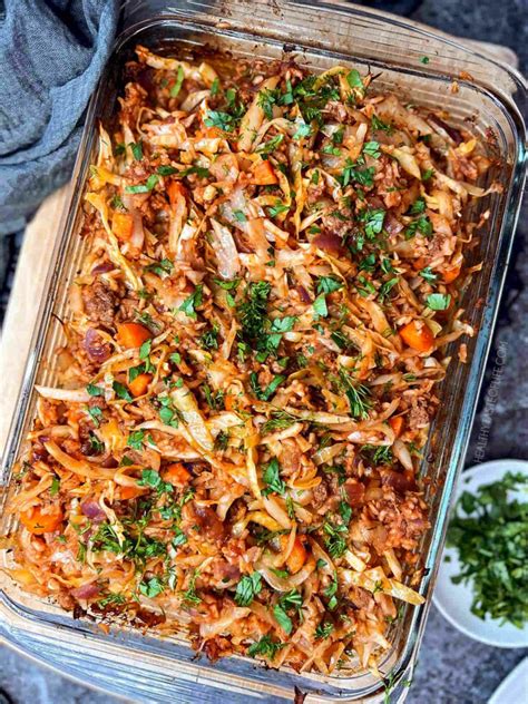 Best Lazy Cabbage Roll Casserole Healthy Taste Of Life