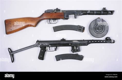 Russian Ww2 Guns Ww2 Russian Ppsh 41 With Detachable Stick Magazine
