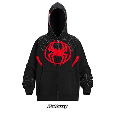 Kakazzy Full Zip Hoodie Black（Eyes Can See） – kakazzy