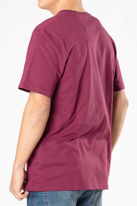 REMERA TROPA RUSTY Bordeaux Superoutlet