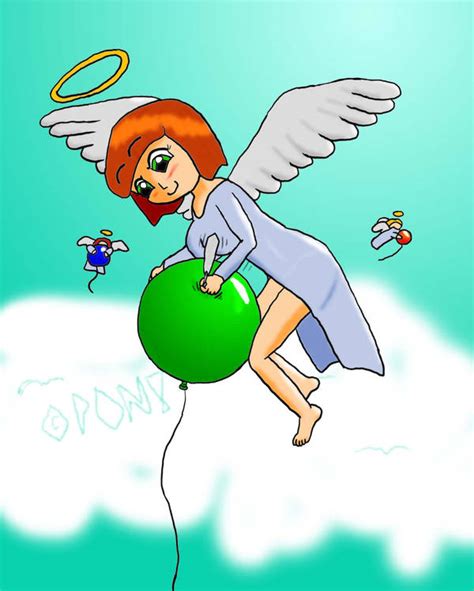 Balloon Angel By Ponfuusen On Deviantart