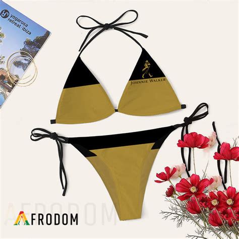 Johnnie Walker Triangle Bikini Set Swimsuit Afrodom