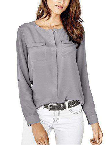 11 Gray Blouses Ideas Grey Blouse Women Fashion