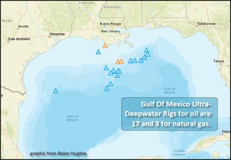 Gulf Oil Rig Locations Map