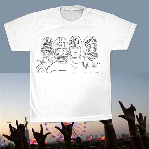 Camiseta Integrantes Banda Red Hot Chili Peppers No Elo Camiseta Maneira A