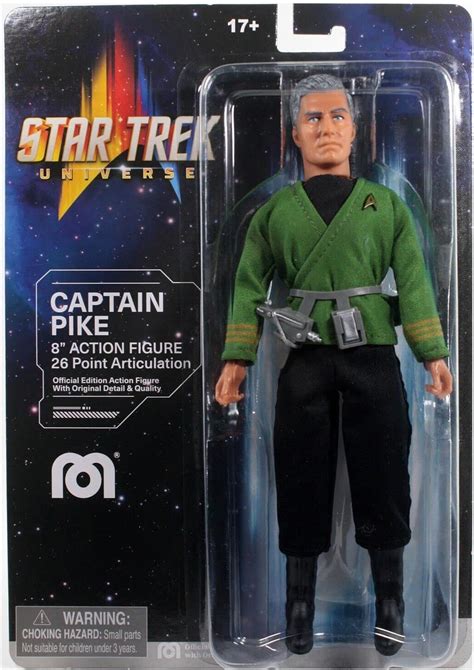 Mego Captain Pike Star Trek Universe Action Figure Amazon Ca Toys