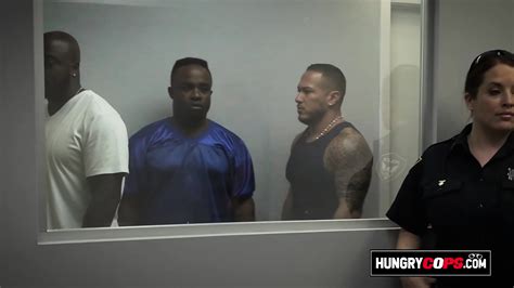 Car Thief Is Contrived By Horny Milf Cops Into Drilling Their Coochies