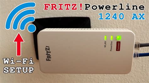 FRITZ Powerline 1240 AX Wi Fi 6 Powerline Wi Fi Setup YouTube