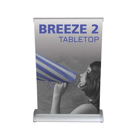 Breeze 2 Tabletop Banner Stand Exhibit Solutions