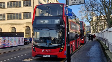 Full Visual London Bus Redhill Croydon Town Centre Sk Bvn