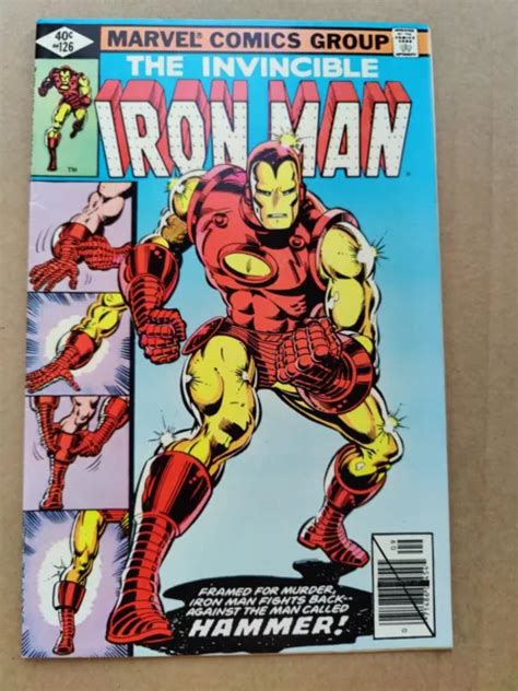 INVINCIBLE IRON MAN 126 1979 Sharp FN Demon In A Bottle Couverture