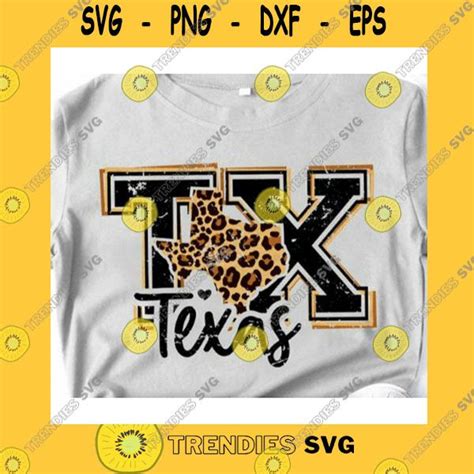 Animals Svg Texas Leopard Svg Tx Leopard Svg Texas Svg Leopard Svg