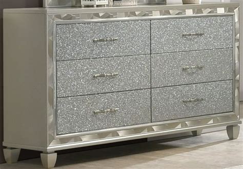 New Classic® Home Furnishings Radiance Gray Silver Dresser Bob Mills