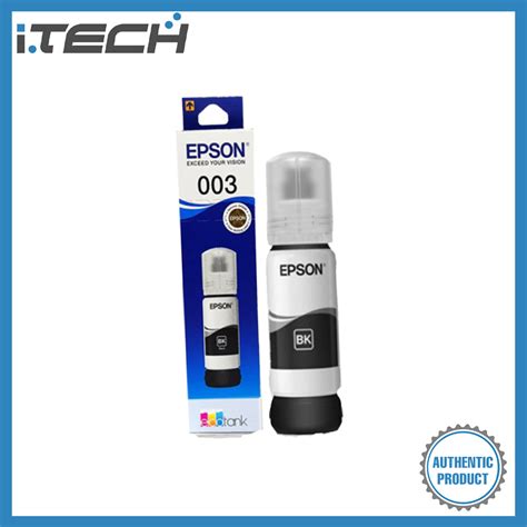 Epson 003 Ink Bottle C13T00V100 (Black) | Lazada PH