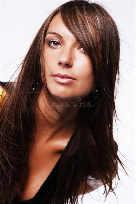 Fille Blonde Avec Le Long Cheveu Image Stock Image Du Beau Mignon 10254023