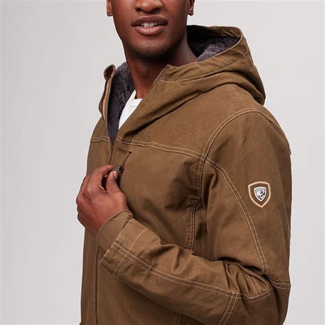 Kuhl Law Fleece Lined Hooded Jacket Mens Clothing