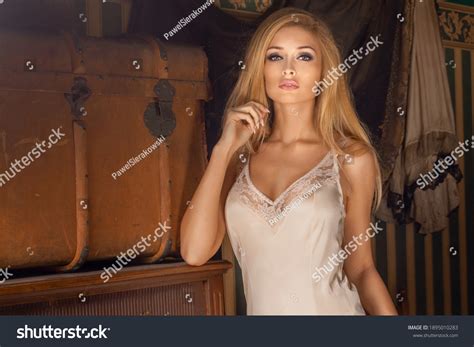 Beautiful Sexy Blonde Woman Long Hair Stock Photo Shutterstock