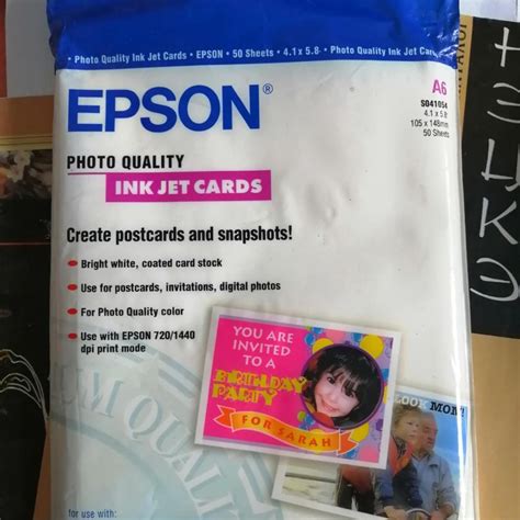 Фотобумага Epson – купить в Москве, цена 300 руб., истекает сегодня в ...