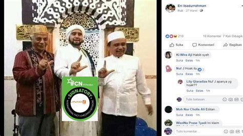 Cek Fakta Foto Pose Dua Jari Habib Syech Tak Terkait Pilpres