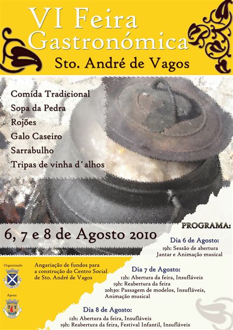 Santo André de Vagos VI Feira Gastronómica em Santo André de Vagos