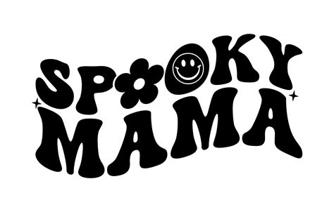 Spooky Mama Retro T Shirt Design Graphic By APJ Designs Creative Fabrica