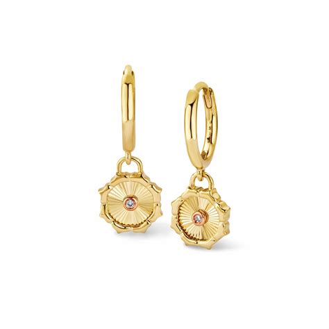 Clogau® Celebration Gold And Laboratory Created Diamond Stud Earrings