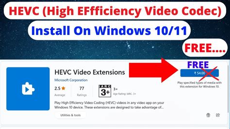 How To Install Hevc Codec On Windows Free High Efficiency Video