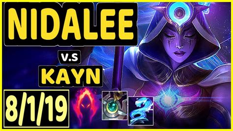 Elyoya Nidalee Vs Kayn Kda Jungle Challenger Gameplay Euw