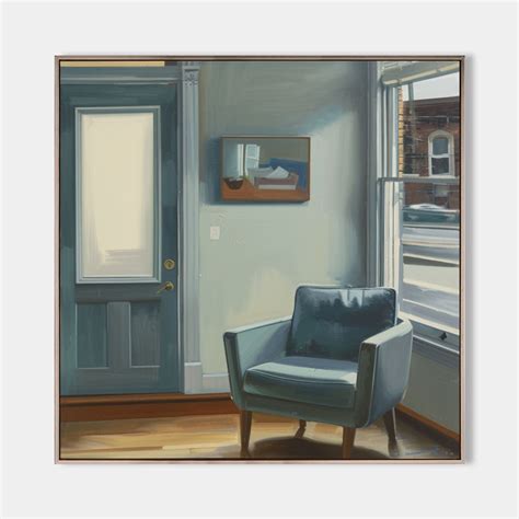 Modern American Art Paintings Room In New York Large Framed Painting