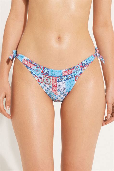 Slip Bikini Portofino Con Lacci Classico Donna Tezenis Saldi Tezenis Italia