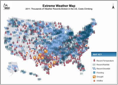 Map Of The Day All The Extreme Weather Events In Business Insider