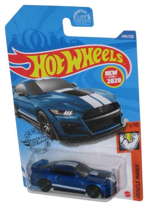 Hot Wheels Muscle Mania Ford Mustang Shelby Gt Blue Car Walmart