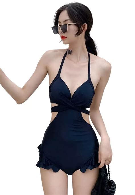 Buy Zitique Two Pieces Sexy One Piece Bikini Swimsuit Online Zalora Philippines