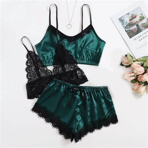 Simplmasygenix Pajamas For Women Clearance Summer Winter Plus Size New Sexy Lace Lingerie Silk