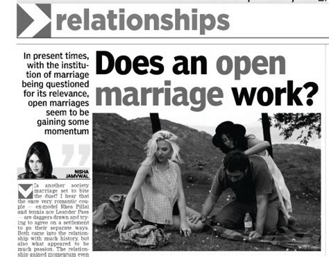 Nisha JamVwal Writes Open Marriages Open Love Open Sex Do They Work