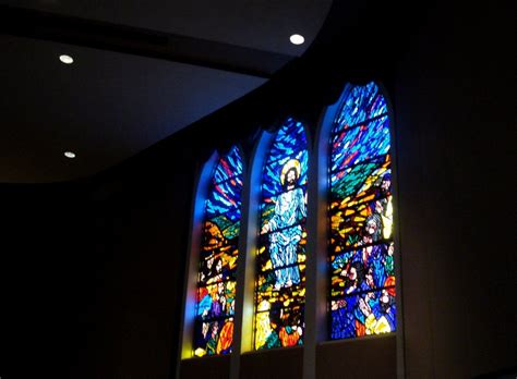 Stained Glass Window In Bethany First Church Of The Nazarene In Bethany