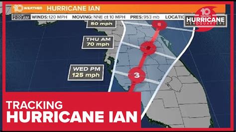 Hurricane Ian See Latest Forecast Cone Spaghetti Models Advisory Information Youtube