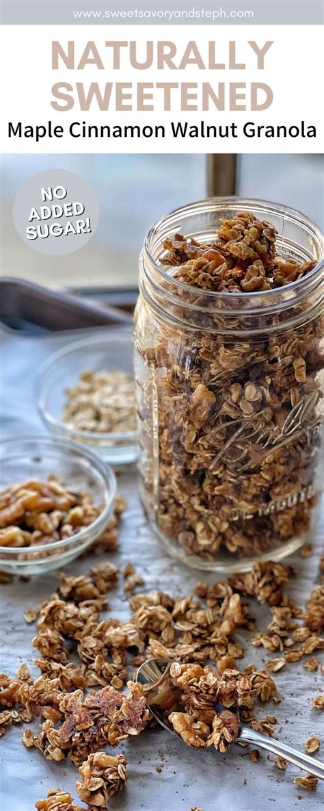 Granola Recipe With Maple Syrup Cinnamon Granola Recipe Sugar Free