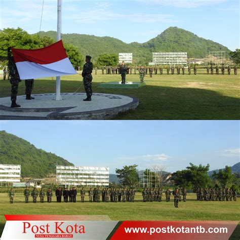 jadi irup upacara bendera dandim sumbawa barat bacakan amanat