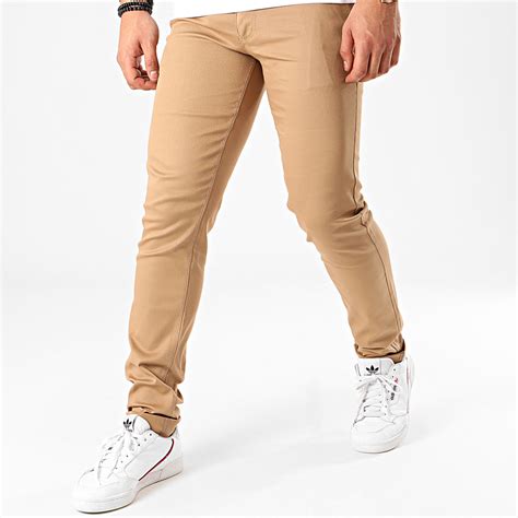 Black Needle - Pantalon Chino BN-1013 Beige - LaBoutiqueOfficielle.com