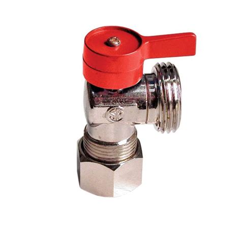 American Valve 12 In Compression Brass Washing Machine Valve At