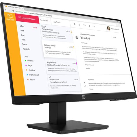 Hp V I Fhd Monitor Inch Diagonal Full Hd Computer Monitor With