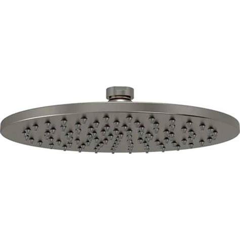 Meir Round Shower Rose 200mm Shadow Bsd