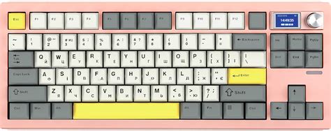 Epomaker Shadow S Tkl Wisteria Linear Switch Hot Swap Rgb Pink Shs