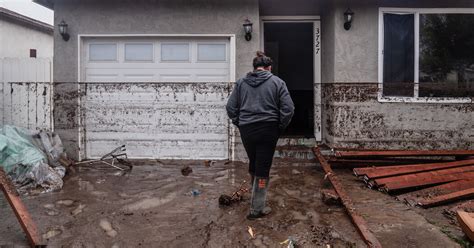In San Diego Furious Flooding Flooded Homes And Freeways